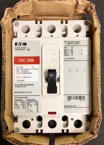 EATON CUTLER HAMMER FDC3050 3Pole 50AMP TypeFDC Current Limiting