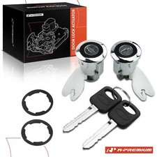 A-premium Front Door Lock Cylinder Keys Set For Ford F-150 96-04 F-250 96-99