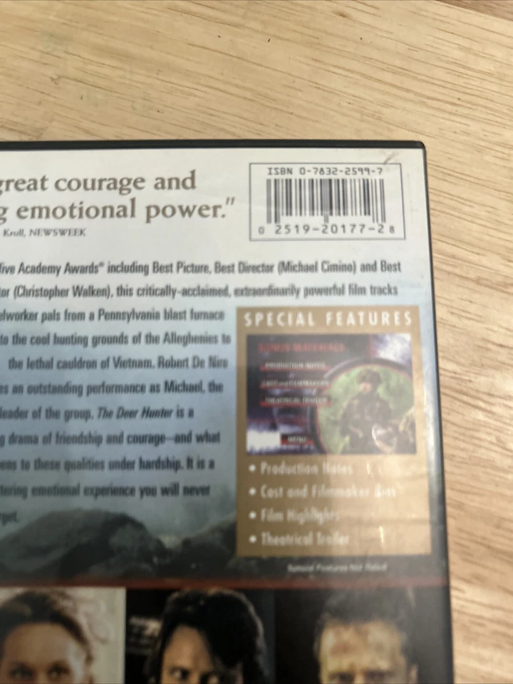 The Deer Hunter (DVD, 1998, Limited Edition Packaging Widescreen)Authentic US - Image 3 of 4