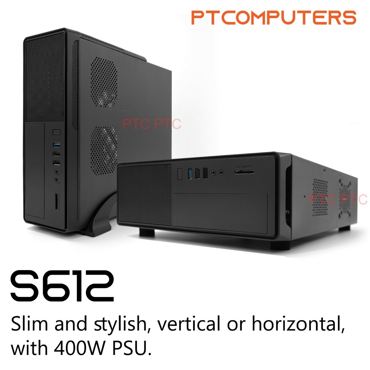 Slim Micro Computer Case Slim Desktop PC Case Micro ATX/ITX