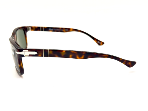 Persol PO3048S Sonnenbrille 24/31 Havanna/Kristallgrüne Gläser 58 mm - Bild 3 von 9