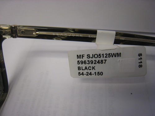 Marcos de gafas Sean John SJO 5125 001 negros 54 24 150 42v con estuche genérico - Imagen 3 de 5