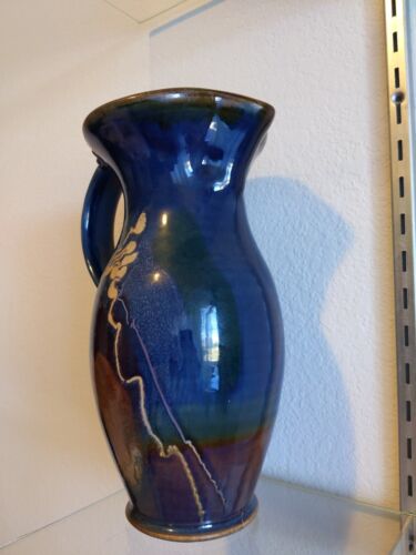 Vintage Signed Marshall Pottery Pitcher Decanter Carafe - Picture 4 of 10