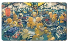 Pokemon Psyduck Playmat MTG DTCG CCG Mat Trading Card Game Mat Desk Pad