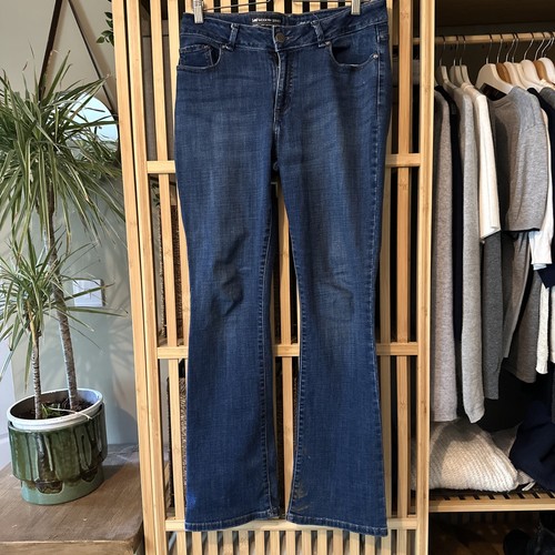 Womens Lee Comfort Stretch Bootcut Blue Jeans Size 14 waist 34in L 31in