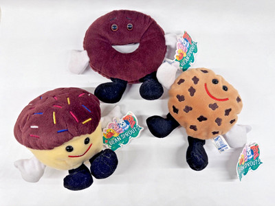 ENTENMANN'S 1998  100th Anniversary Bean Bag Sweeties Sprinkles, Richie and Chip