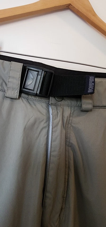 Bonfire Gold 系列滑雪裤男式带腰带 L 灰色滑雪透气 — 第 4/4 张图片