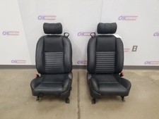 03 2003 Ford Tbird Thunderbird Front Bucket Seat Set Black Leather 03 2003 Ford Tbird Thunderbird Front Bucket Seat Set Black Leather