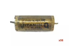 Lot of 58 Vintage Sprague Vitamin Q .015uf 600VDC Capacitors Guitar Tone Caps