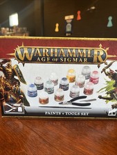 Warhammer AoS Age Of Sigmar Paint And Tools Set New NIB