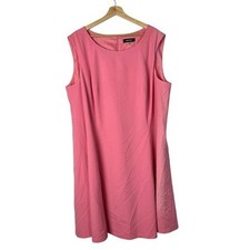 Nine West Light Pink Sleeveless Knee Length Shift Dress 22