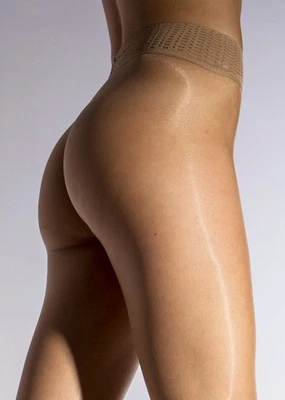 Cecilia de Rafael - Sevilla Libero Strumpfhose - Nahtlos und Glänzend - 15 DEN