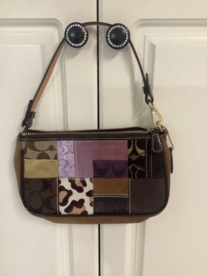 COACH Vi Gave Y2K mini demi patchwork shoulder purse ...RARE!! - Image 1 of 4
