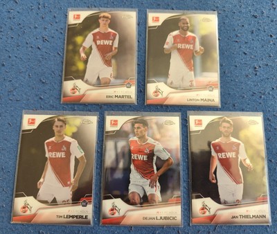 Topps Chrome Bundesliga 22/23 1. FC Köln Team Set Base Full Alle 5 Karten