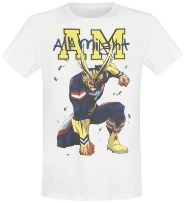 My Hero Academia All Might Men's T-Shirt White Regular XL White