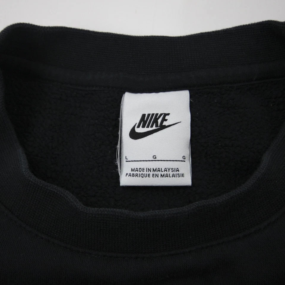 UConn Huskies Nike Sweatshirt Women's Black Used L - Image 3 of 4