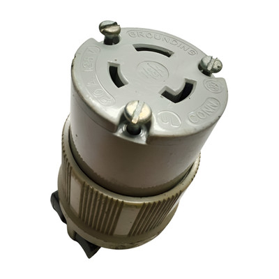 Arrow Hart Hart-Lock Turn & Pull Female Connector, 3-Wire, 20A, 125V