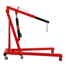2 Ton Folding Engine Crane Hoist Cherry Picker Shop Lift Hydraulic Auto Repair