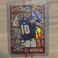 Panini Prizm Stained Glass Eli Manning #22 Ole Miss Football