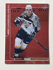 2000-01 In the Game Be A Player Signature Series Randy Robitaille #135 Ruby /200