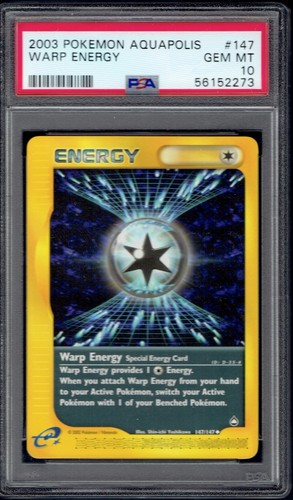Warp Energy graded PSA 10 for sale on eBay