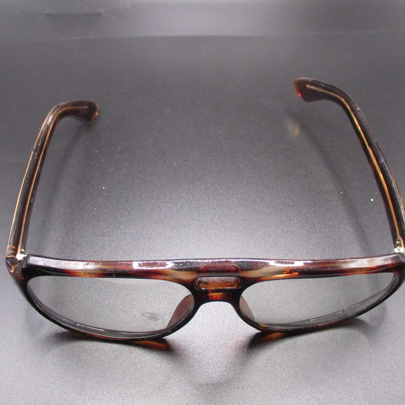 Vintage Eyeglasses Frames Tortoiseshell Aviator S… - image 3