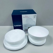 Luminarc Diwali 19 Piece Dinner Set, Tempered Glass Dinnerware
