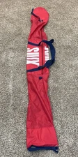 Swix Ski Duffle Carry Transport Travel Bag Red White Spell Out With Handle Read