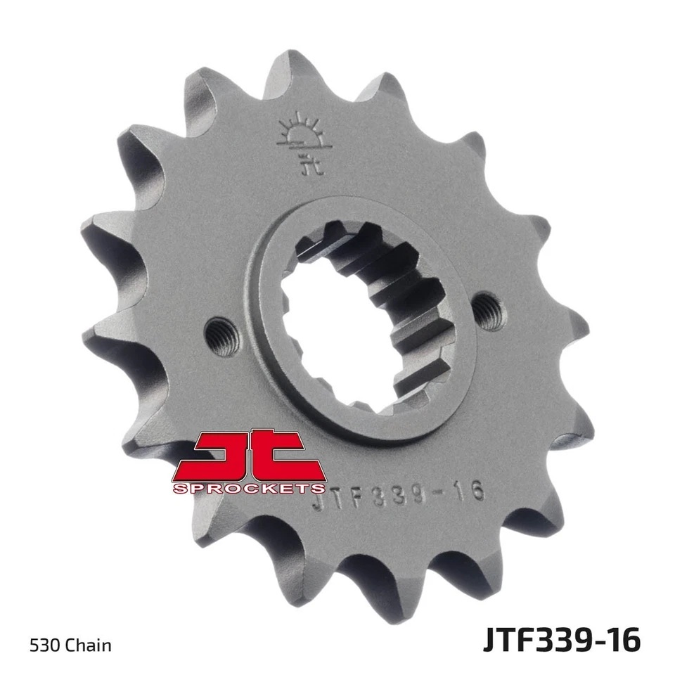 Piñón contraeje delantero de acero - 16 dientes 530 JT JTF339.16 Foto 2 de 4