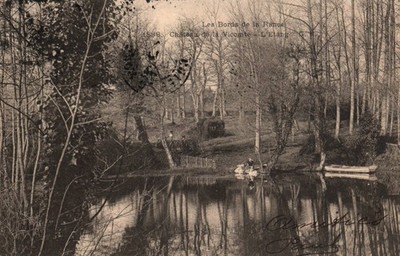 CPA 22 - Les Bords de la Rance (Côtes d'Armor) - Château de la Vicomté. L'Etang