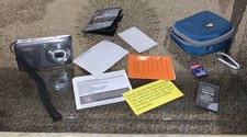 Vivitar ViviCam X029 7mm Digital Camera Gray Y2K W/SD Card Battery Non Working