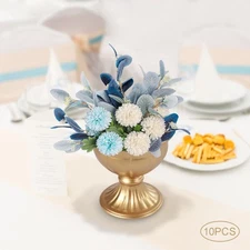 10* Flower Vases Tabletop Centerpieces Flower Trumpet Vases Wedding Party Supply