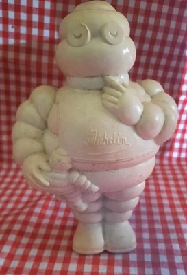Ancien BIBENDUM MICHELIN pouet caoutchouc enfant camion automobile pneu 16cm - Photo 1/4
