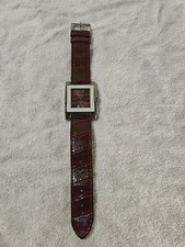 Omax Mens Brown Quartz And Crystal With SSB J...