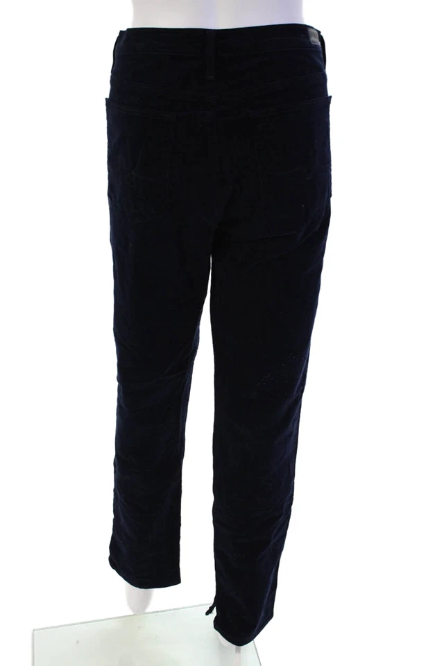 AG Adriano Goldschmied Womens Cotton Corduroy Slim Fit Jeans Blue Size 32 - Image 3 of 4