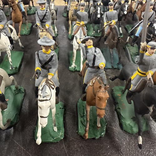 Vintage Britains American Civil War Cavalry Soldiers Custom Confederate Set ACW - Bild 9 von 24