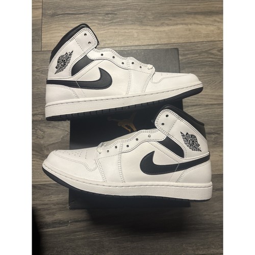 Nike Air Jordan 1 Mid Reverse Panda White Black - Men Sizes DQ8426-132 10.5 New
