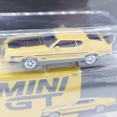 Mini GT '71 Ford Mustang Mach 1 - 1:64, Grabber Yellow (2026 MiJo
