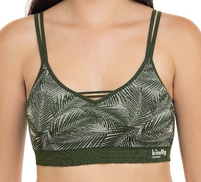 Kindly Yours Sustainable Seamless V-Neck Bralette Size S