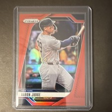 2025 Panini Prizm Aaron Judge New York Yankees Red Prizm /299