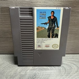 Mad Max NES (Nintendo Entertainment System) Box & Game Tested Working With Box