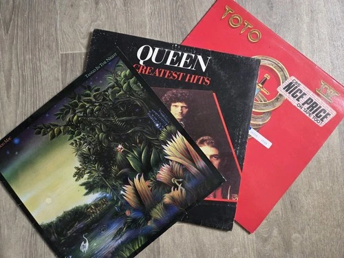 Job Lot - 3 x Vinyl LPs - Fleetwood Mac, Queen, Toto