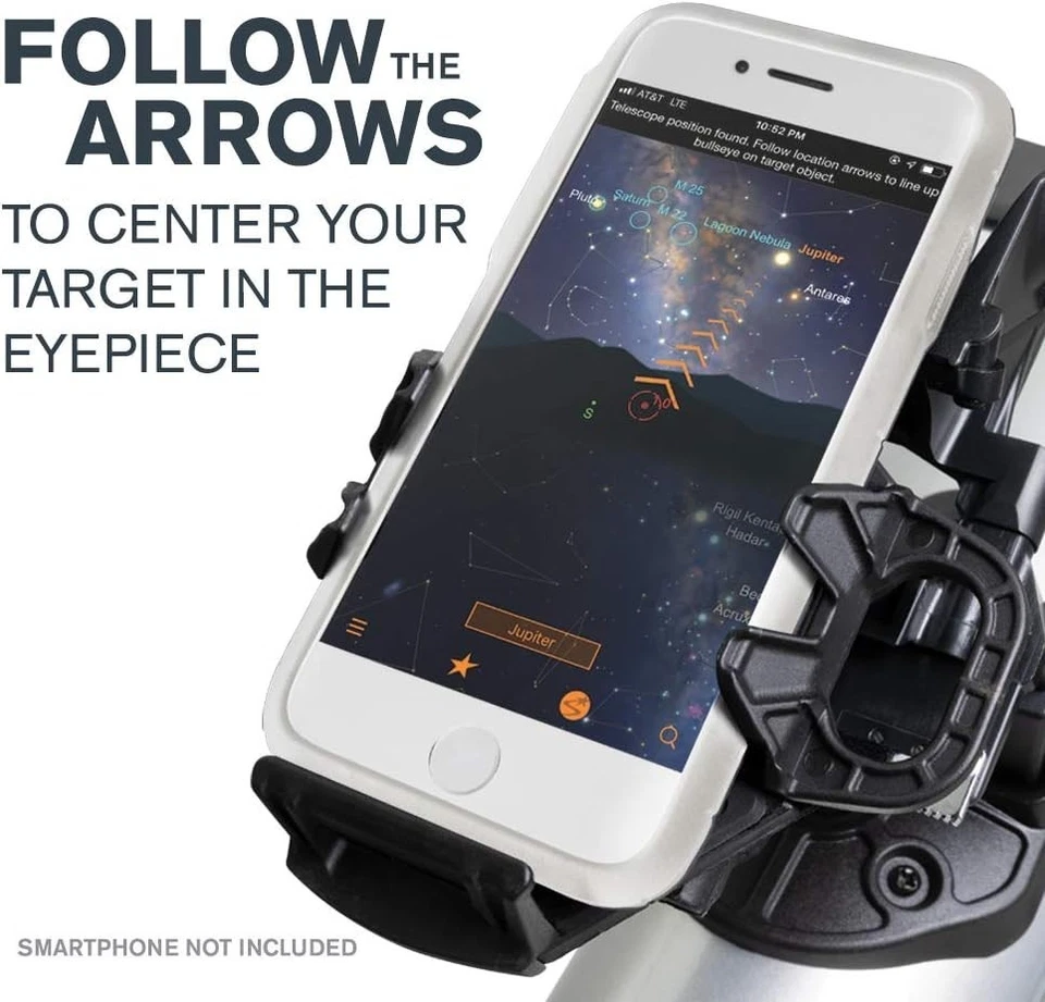 Celestron StarSense Explorer LT 80AZ App-Enabled Telescope – 80mm Refractor with - Image 2 of 4