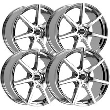 Set Of 4 Motiv 432c Rigor 22x9 5x1085x4.5 40mm Chrome Wheels Rims 22 Inch