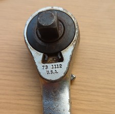 1/2 Drive Collectable Rachet From EASCO. Used. Made In USA Vintage Tool.