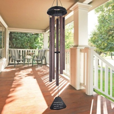 36'' Wind Chimes Outdoor Deep Tone Windchime Tuned Garden Decoration Adjustable