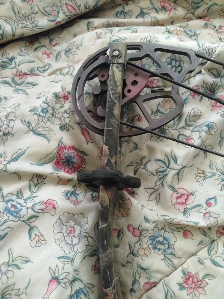 Diamond The Rock Compound Bow RH 70 lb desenho mira iluminada, contrapeso, A++ - Imagem 4 de 4