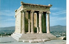 ATHENS, Temple of Wingless Victory, Athena Nike. Postcard