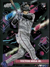 2025 Topps Chrome Cosmic #7 Victor Mesa Jr. Miami Marlins