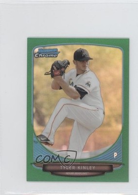 2013 Bowman Chrome Minis Green Refractor 28/75 Tyler Kinley #128 0f8